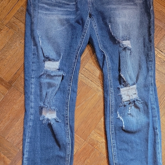 KanCan Blue Skinny Size 27 Distressed Denim Jeans - Picture 4 of 10